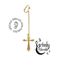 Boucle unique Croix d'Or