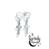 boucles d'oreilles goth croix