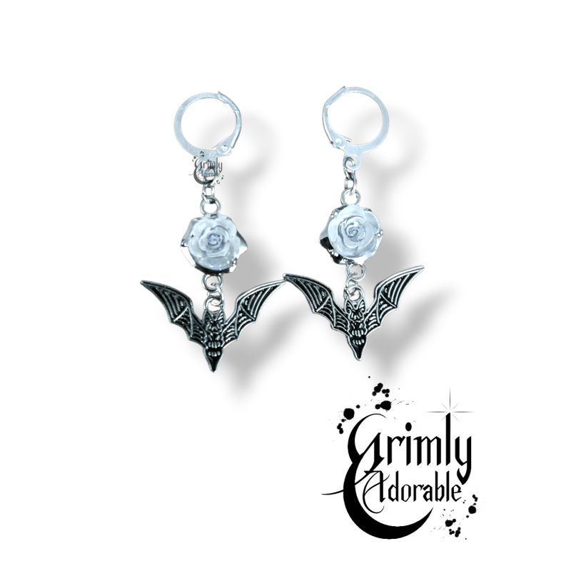 boucles d’oreilles goth animaux totem
