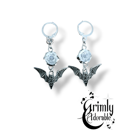 boucles d’oreilles goth animaux totem