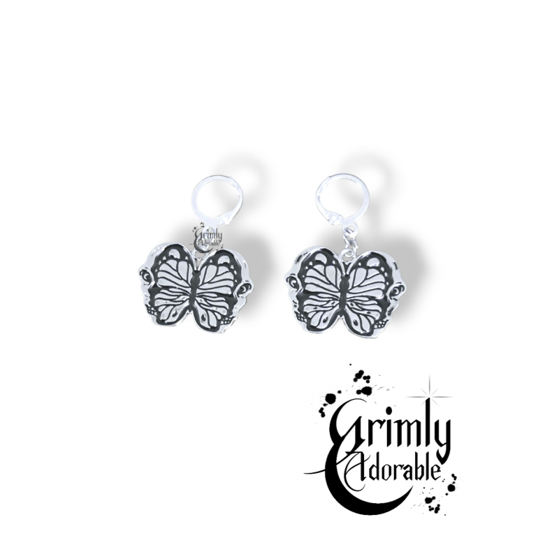 boucles d’oreilles goth animaux totem