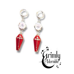 Boucles d’oreilles Cercueil Goth
