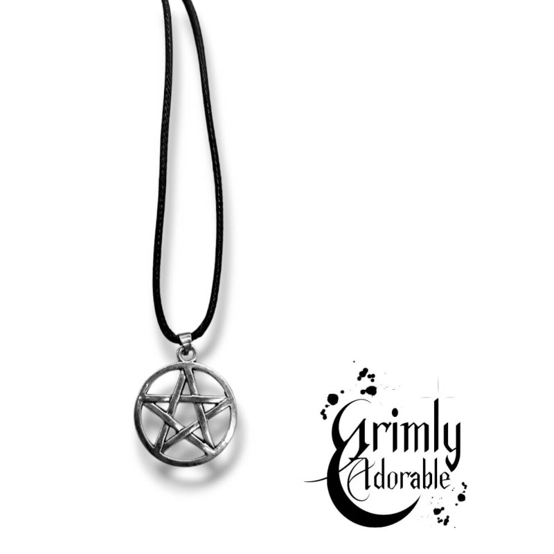Collier Pentagramme Goth