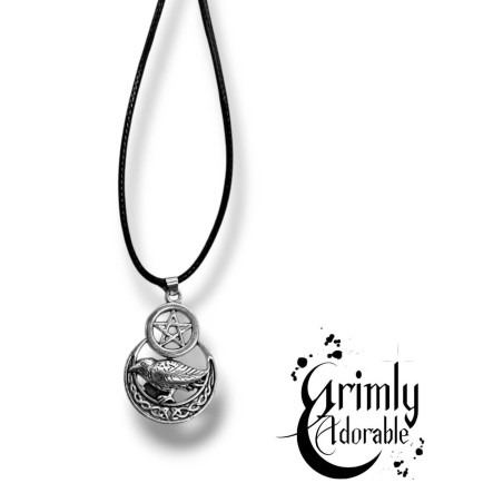 Collier goth animaux totem