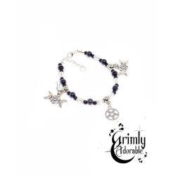bracelet goth wiccan