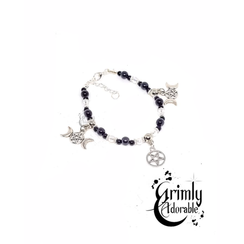 bracelet goth wiccan