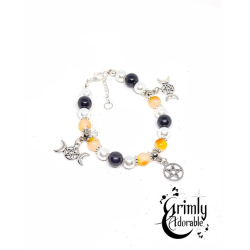 bracelet goth wiccan