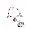bracelet goth croix