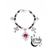 bracelet goth croix