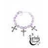 bracelet goth croix