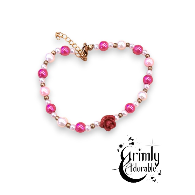 Mon bracelet la rose