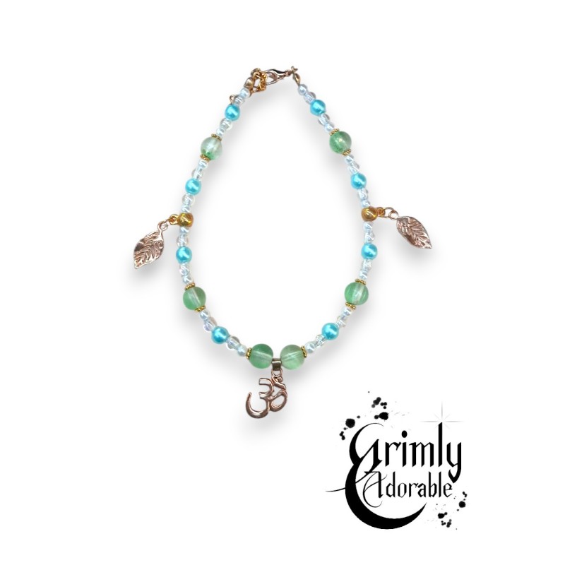 Mon bracelet de pied nature et voyage