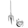 Collier goth crane totem