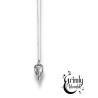 Collier goth crane totem